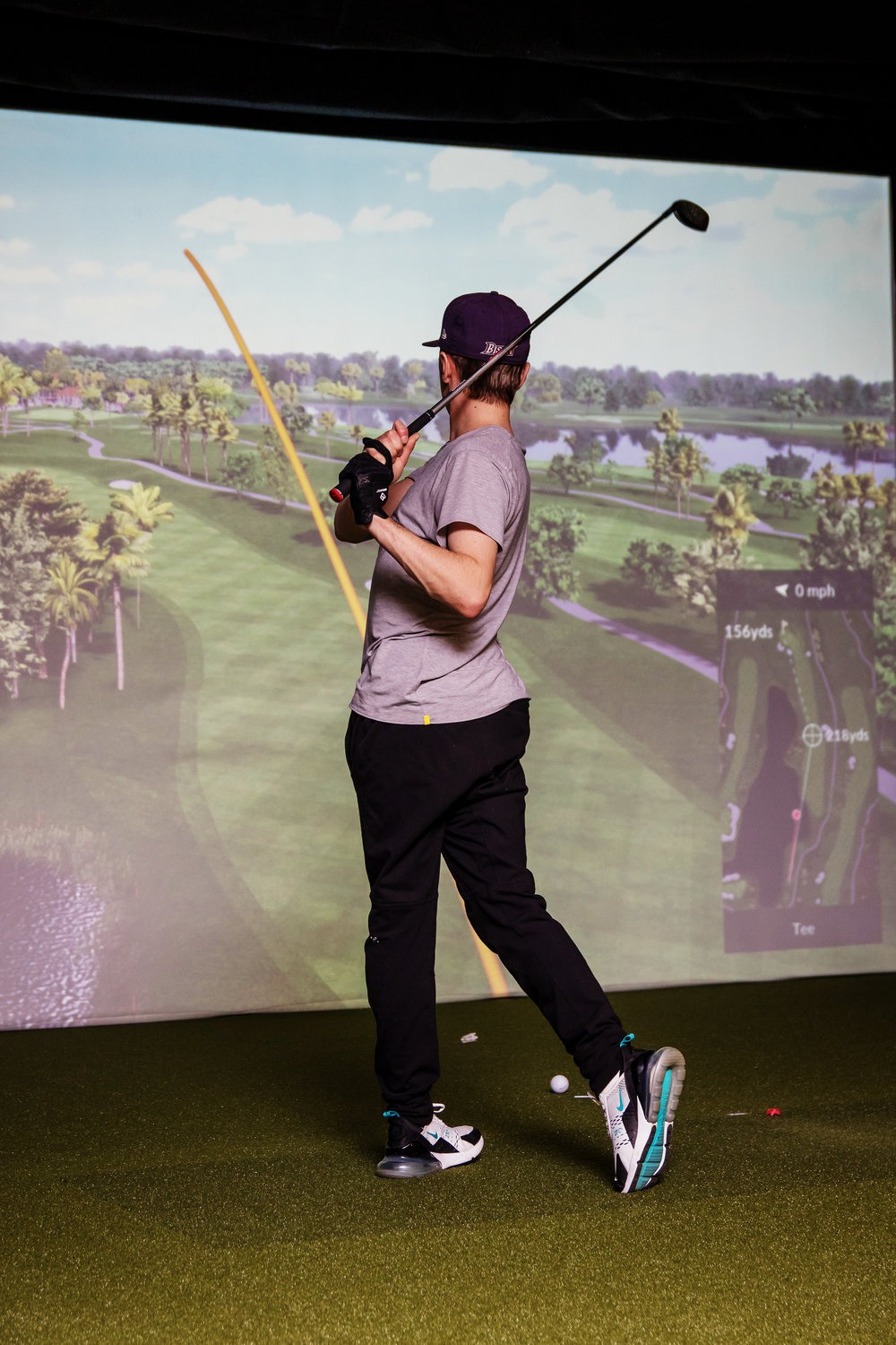The Trackman 4 simulates famous courses from around the globe, the same tech pro golfers use